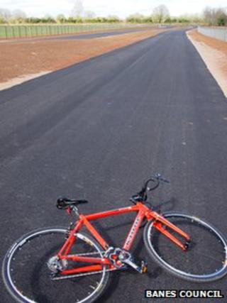 The new cycle track