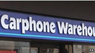 Carphone Warehouse store