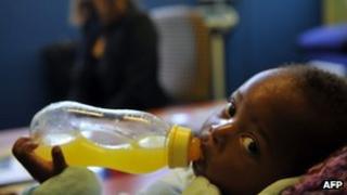 Baby born to HIV+ mother