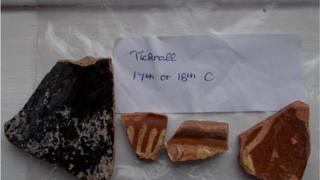 Some more pottery dating from the 17th-18th Century.