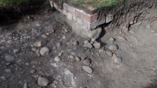 The garden where the pottery was found