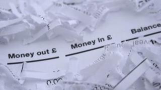 Shredded documents