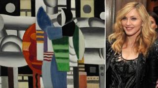 Leger's Trois Femmes a la Table Rouge and Madonna