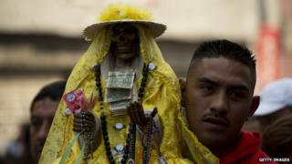 Vatican Declares Mexican Death Saint Blasphemous - Bbc News