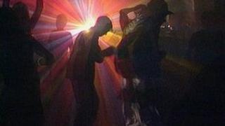 People dancing at a rave (generic)