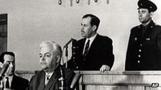 Greville Wynne in Moscow courtroom. Photo: May 1963