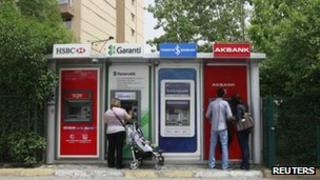 Turkish cash machines