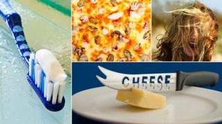 Euphemisms involving toothpaste, seafood pizza, windswept hair and cutting cheese