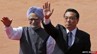 PM Manmohan Singh with his Chinese counterpart Li Keqiang
