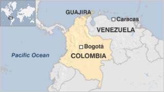 Map of Colombia
