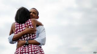 Michelle and Barack Obama (2012)