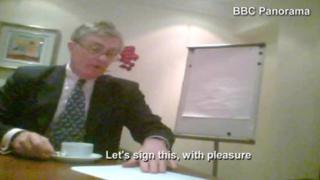 Footage of Patrick Mercer on Panorama