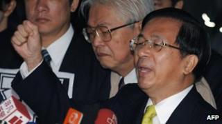 File photo: Former Taiwanese President Chen Shui-bia