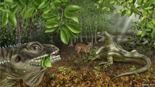 Artist's interpretation of the Lizard King