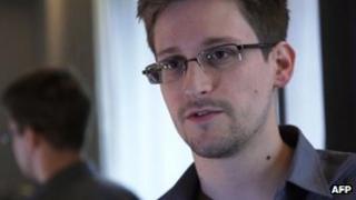 Screenshot of Eric Snowden on 6 June 2013