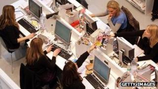 Office workers
