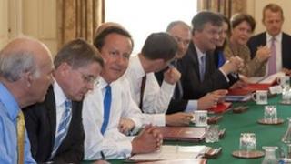 Coalition cabinet, September 2012