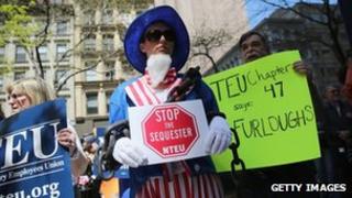 Protests against the sequester