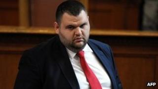 Delyan Peevski in the Bulgarian parliament, 29 May 2013