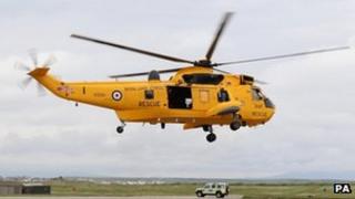 Rescue helicopter