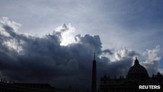 St Peter's Basilica at the Vatican (file)