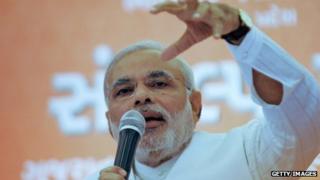 Gujarat Chief Minister Narendra Modi is leading the BJP's poll campaign strategy