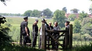 Police operation at the Grove Hotel for the Bilderberg conference
