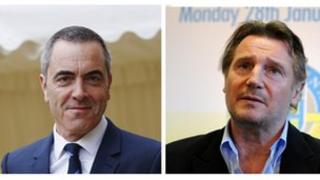 Liam Neeson and James Nesbitt