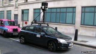 Street View car in London