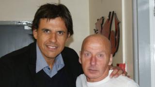Chris Coleman and Mickey Thomas