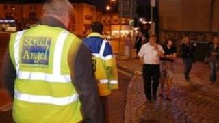 Street angels in Halifax (pic Mark Russell)