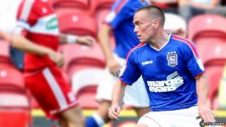Ipswich Town striker Paul Taylor