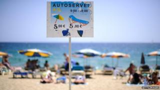 Spanish beach