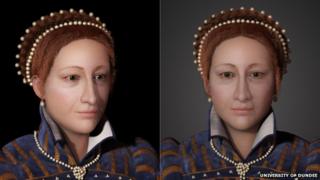 3D image of Mary, Queen of Scots