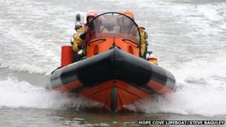 Hope Cove lifeboat
