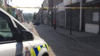 Oldham stabbing scene