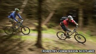 Mountain bikers