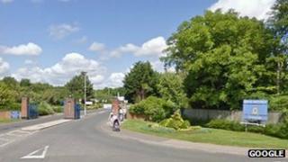 The former RAF Lyneham site in Wiltshire