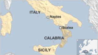 Italy/Scalea map