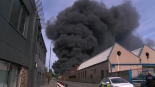 Attercliffe plastics factory fire