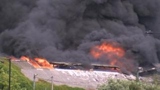 Attercliffe plastics factory fire