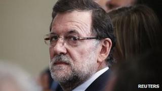 Mariano Rajoy at the Moncloa Palace, Madrid 11 July 2013