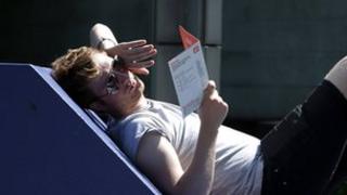 Man in sun