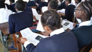 Learners at Intshisekelo High School in Durban