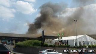 Fire on Ingleby Road Bradford