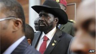 Salva Kiir in Ethiopia on 26 May
