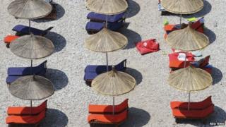 Sunbeds in Albania