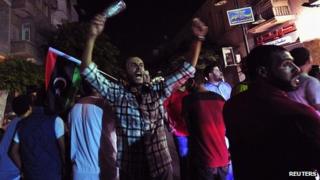 Protest at killing of Abdelsalam al-Mismari in Benghazi. 27 July 2013