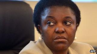 Integration Minister Cecile Kyenge in Rome, 16 July