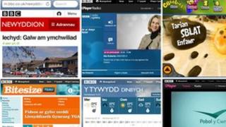 Rhai o wefannau BBC Cymru